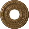 Ekena Millwork Cole PVC Clng Medallion (Fits Canopies up to 4 1/4"), Metallic Gold Rush, 10"OD x 3 1/2"ID x 3/4"P CMP10COCGH